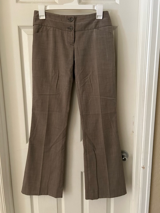 The Limited Pants - The Limited Women's Brown Wide-Leg Dress Pants